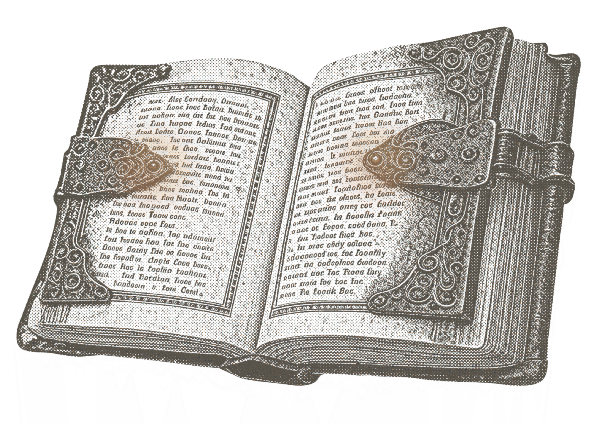 Steampunk book representing copyrighted material