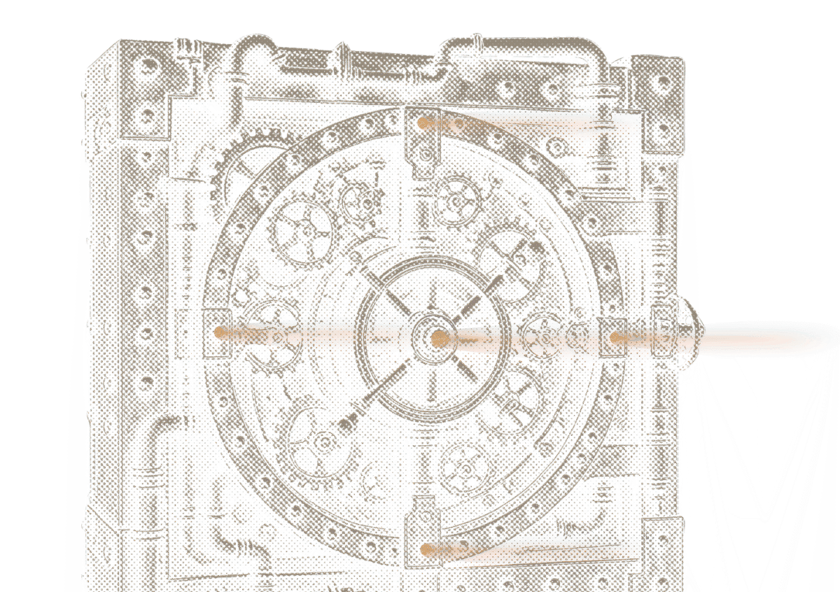 Elaborate vault protecting your trade secrets